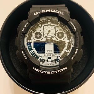 New w/o tags black/white G-Shock mens watch.